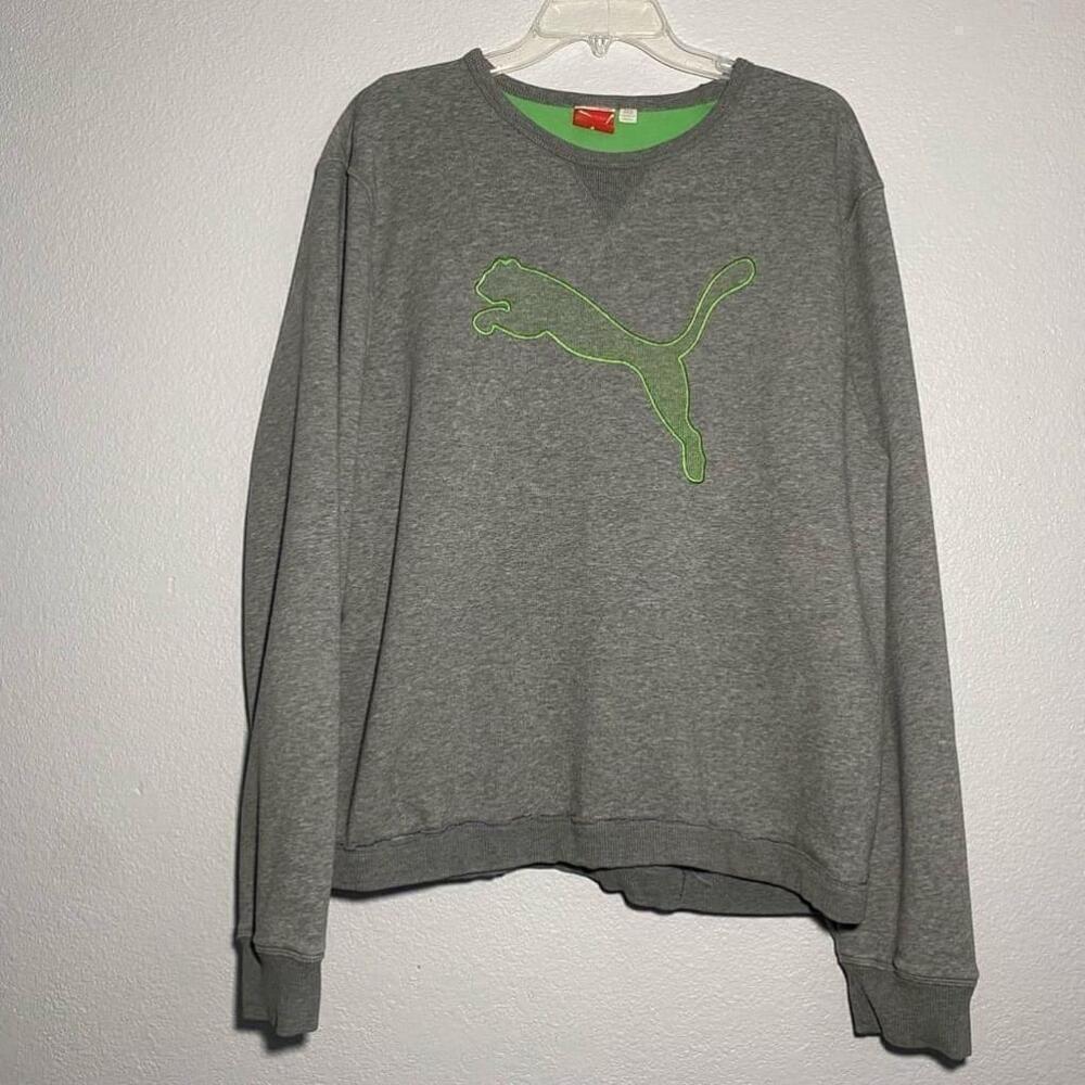 Puma Men's Gray Sweatshirt Size XL
